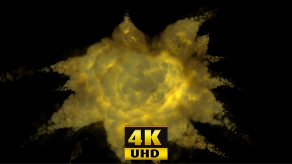 Yellow Explosion 4K