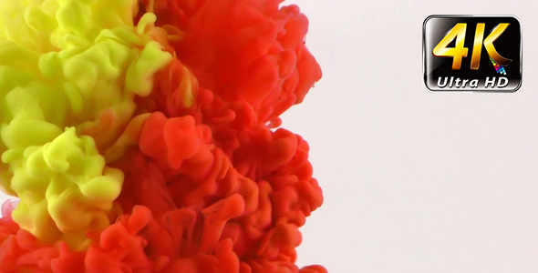 Colorful Paint Ink Drops Splash in Underwater 3 alt