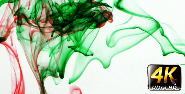 Colorful Paint Ink Drops Splash in Underwater 5