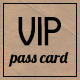 Vintage Style Vip Pass Card - GraphicRiver Item for Sale