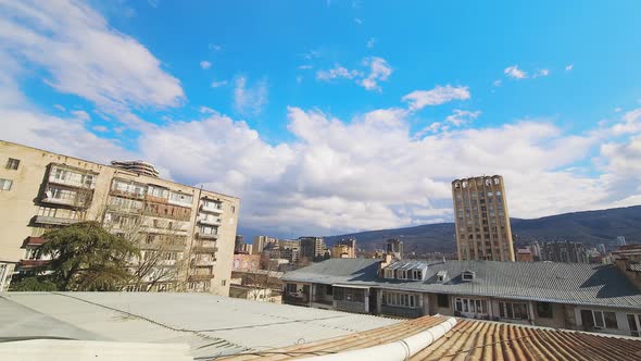 Tbilisi Sunny Day Timelapse In Caucasus