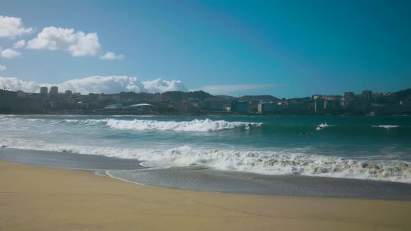 Big Waves on the Ocean for Surfing