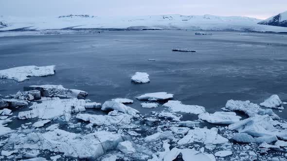 Jokulsarlon Icebergs