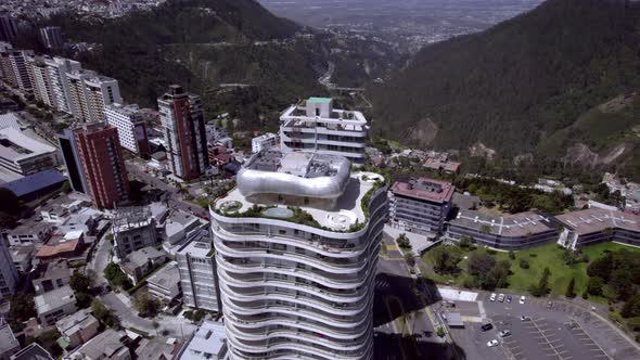 YOO Building frome the architecs uribe schwarzkopf, located in the north financial center of quito.