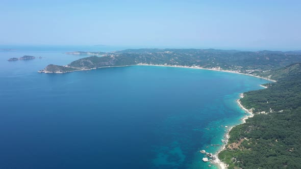 Aerial View Of Fantastic Rocky Coastline 7