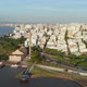 Plant, Cultural Center, Usina do Gasometro, River (Porto Alegre) aerial view  - VideoHive Item for Sale