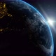 Day to Night Time Change on Planet Earth in Galaxy - VideoHive Item for Sale
