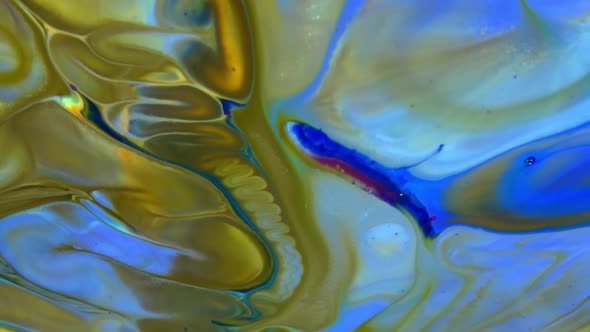 Abstract Colorful Sacral Liquid Waves Texture 786