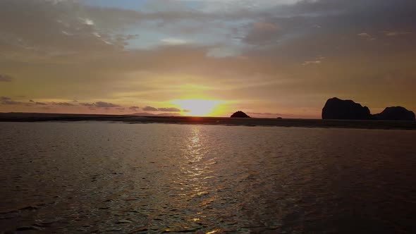 Pak meng Beach in Sikao District Trang Province, Thailand 