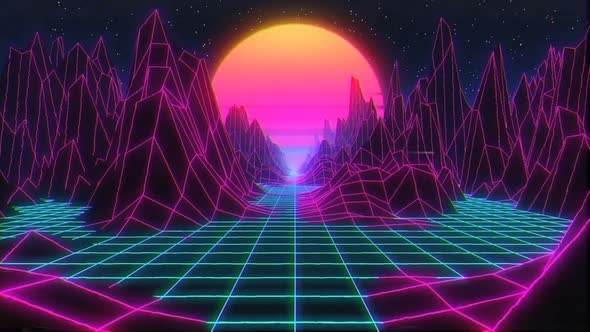 80s Retro Background 04