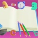 Open book background for school - VideoHive Item for Sale