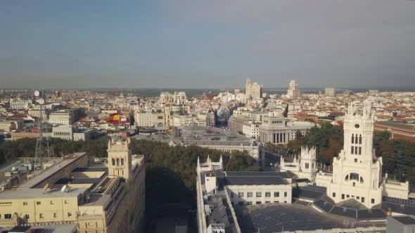 Cityscape of Madrid