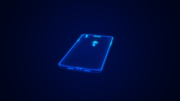 Mobile Phone 3D Hologram