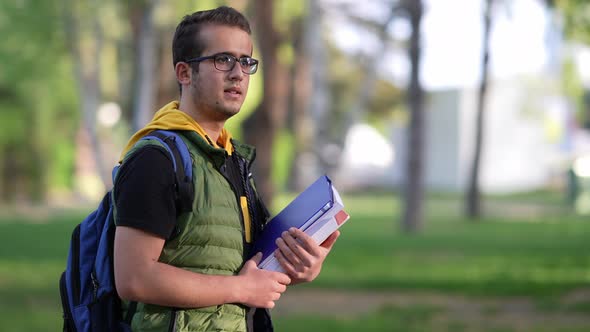 University Students Go To School