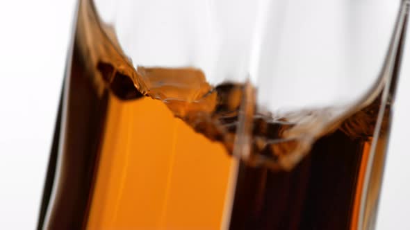 Seeds colliding against oil stream. Slow Motion.  Unedited version is included at the end of clip. alt