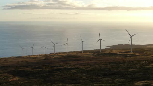 Wind Turbines Power Plant