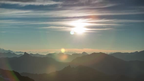 verbier alps swtizerland mountains snow peaks ski mont fort sunrise