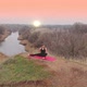 Young Woman Doing Yoga in Quiet Scenery - VideoHive Item for Sale