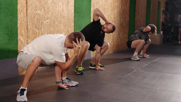 Young Man Workout Before Fitness Training Session at the Gym