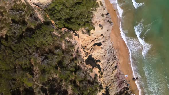 Aguas Blancas beach in Ibiza, Spain