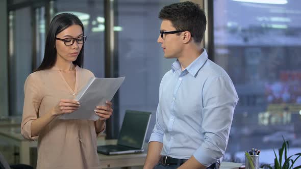 Lady Boss Pleased With Material Prepared by Male Journalist, Success at Work