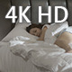 Girl Sleep In The Bed 01 - VideoHive Item for Sale