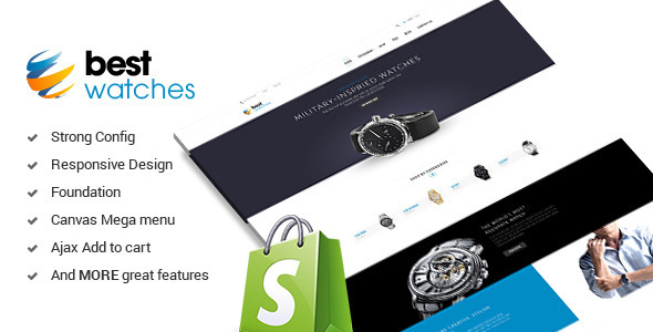 Watches - Responsive Shopify Template