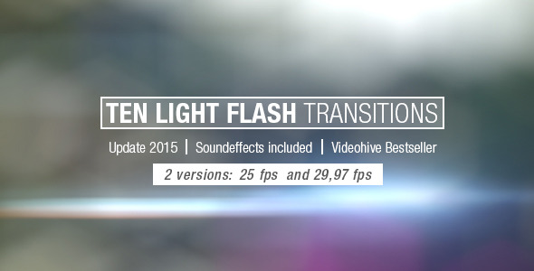 Ten Light Flash Transitions Pack