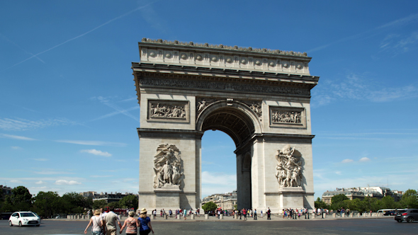 Arc Du Triomphe, Paris France 5