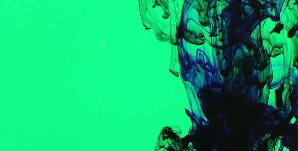Colorful Paint Ink Drops Splash in Underwater 4