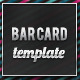 Multipurpose Retro Style Bar Card - GraphicRiver Item for Sale