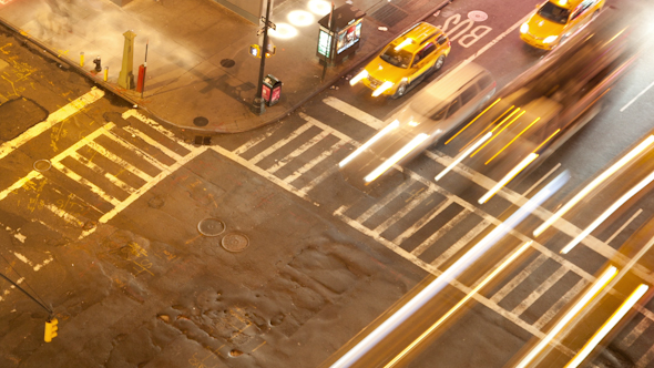 Manhattan Street Scene Traffic New York 2 alt