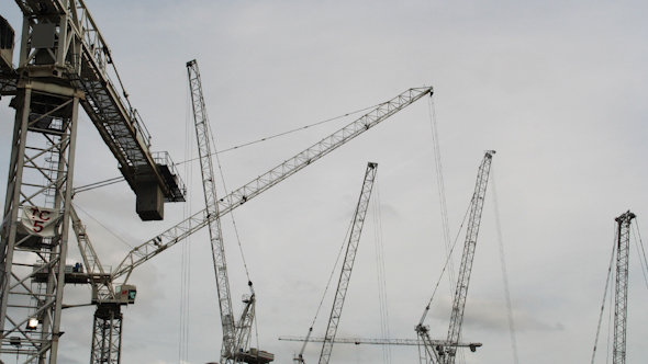 Crane With Sky