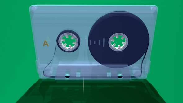 Cassette 3d Green