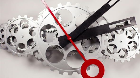 Clock Face With Cogs And Dials 9 alt