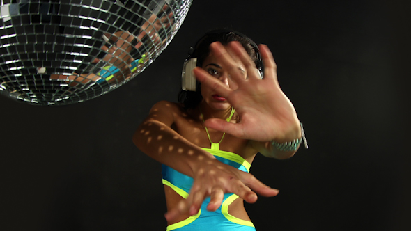 Sexy Woman Dance Headphones 4 alt