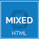 Mixed Modern and Professional HTML Template - ThemeForest Item for Sale