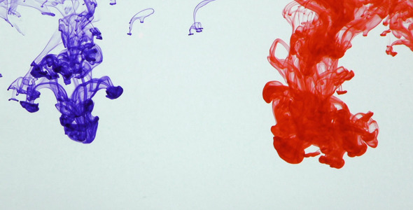 Colorful Paint Ink Drops Splash in Underwater 28 alt