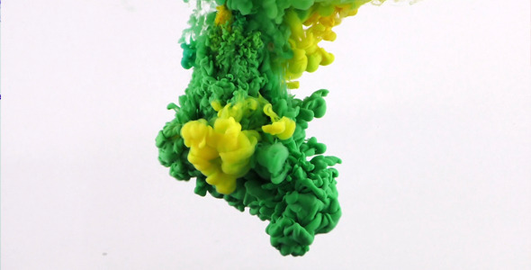 Colorful Paint Ink Drops Splash in Underwater 30 alt