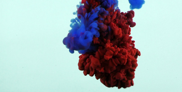 Colorful Paint Ink Drops Splash in Underwater 34 alt