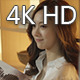 Girl Reading The Book 01 - VideoHive Item for Sale