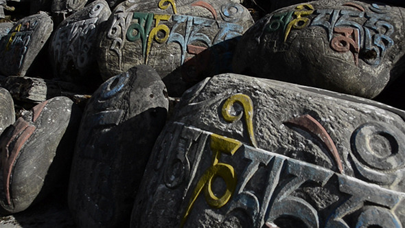 Nepalese Prayer Stone