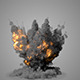 Realistic Explosion With Puffy Smoke - VideoHive Item for Sale