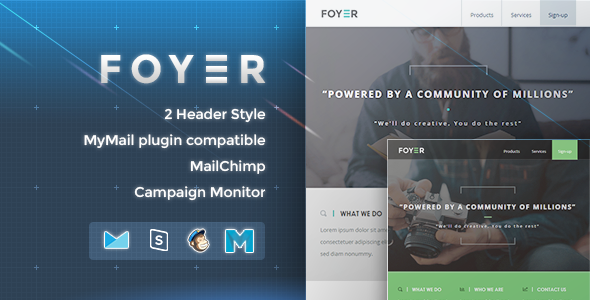 Foyer - Responsive Email Template