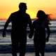Couple Running on Beach - VideoHive Item for Sale