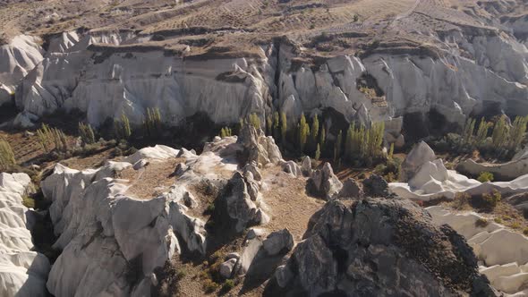 Aerial View Cappadocia Landscape