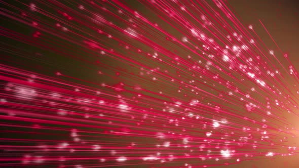 Fiber Fast Particle Light Red Background