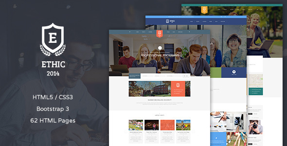 ETHIC - Education, Event and Course HTML Template