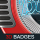 3D Retro Badges - GraphicRiver Item for Sale