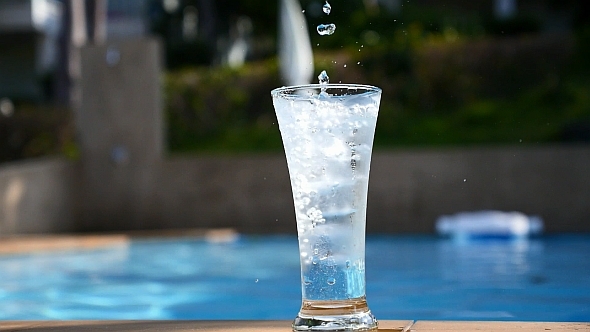 Glass of Water with Ice